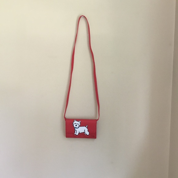 NEW Marc Tetro Westie West Highland Terrier Dog Breed Crossbody Bag Card Holder - Picture 2 of 13